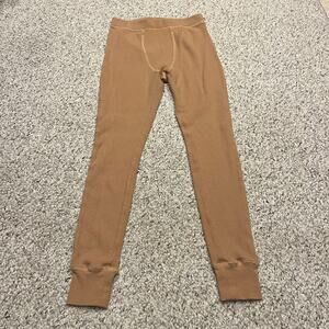 Skims Mens Thermal Legging Sz L Tan Cozy Casual Warm Lounge